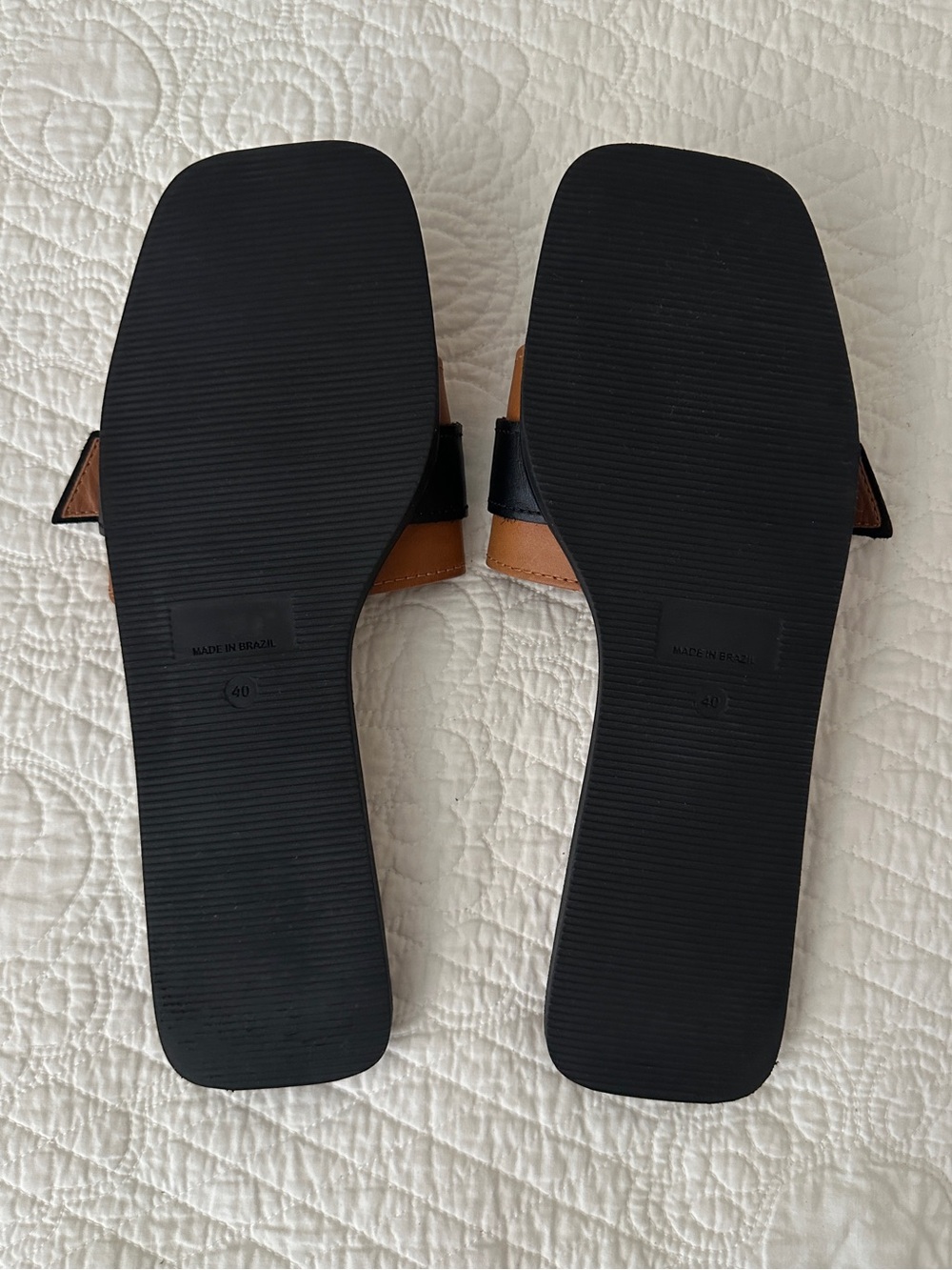 Anthropologie Buckle Slide Leather Sandals Cedar - Picture 3 of 11